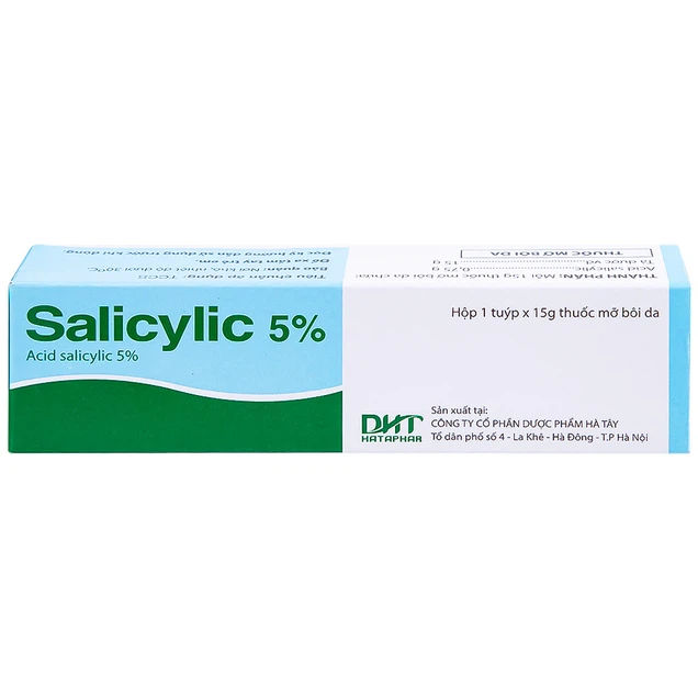 Salicylic 5% Hataphar Hộp Tuýt 15G