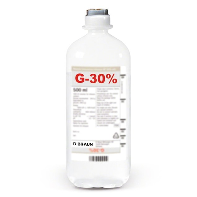 Dịch truyền Glucose 30% B.Braun điều trị hạ đường huyết (500ml)