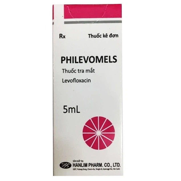 Thuốc Philevomels Eye Drops hỗ trợ điều trị viêm bờ mi, lẹo, viêm túi lệ (5ml)