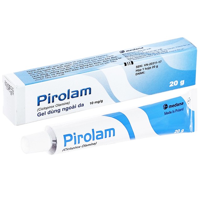 Gel thuốc Pirolam Medana điều trị các bệnh nấm da, nấm móng (20g)